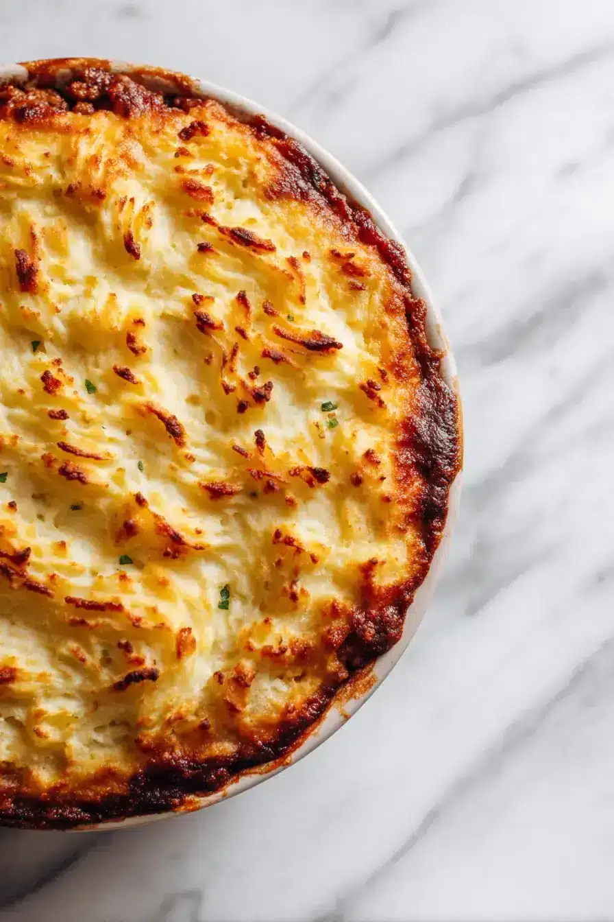 Shepherds Pie recipe finished dish