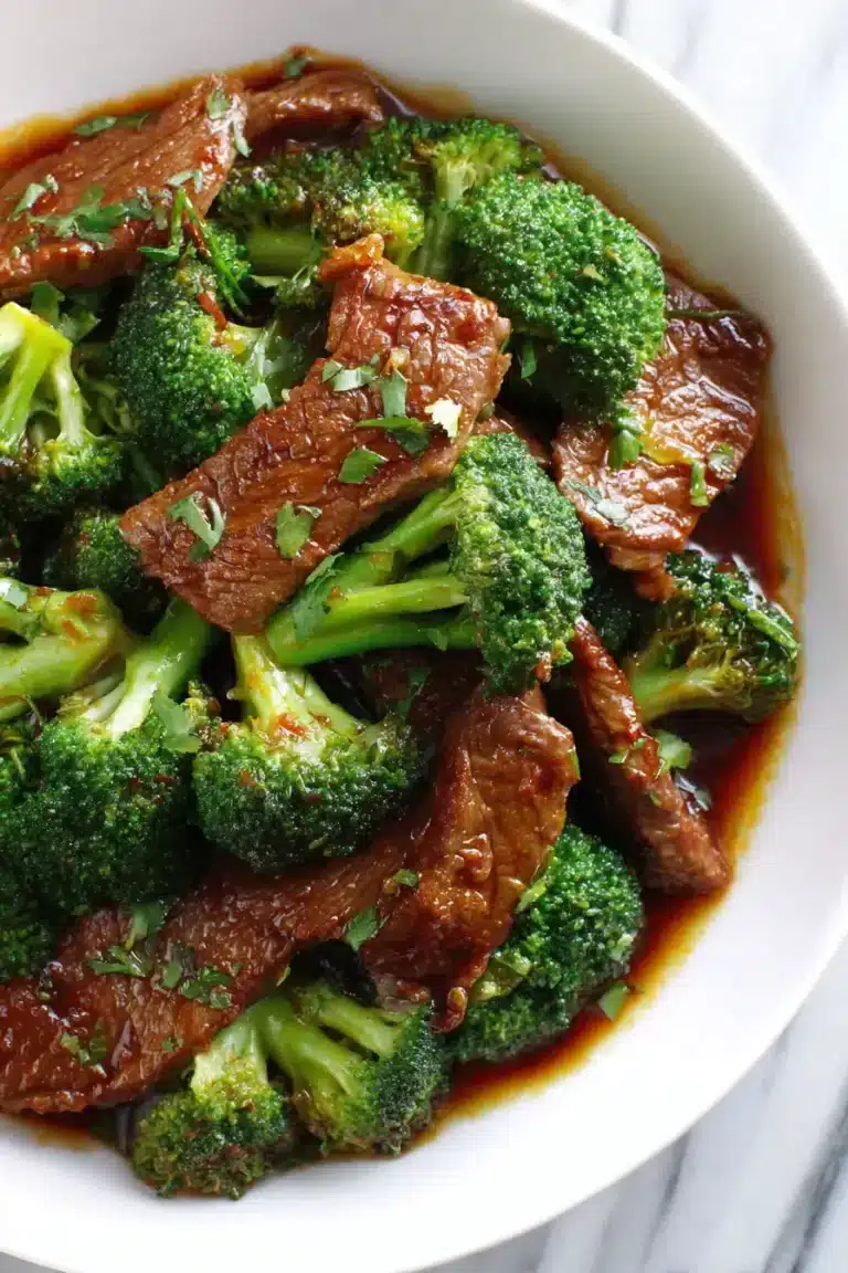Easy Slow Cooker Beef Broccoli