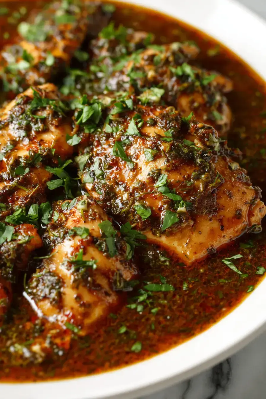 Slow Cooker Chicken recipe finished dish