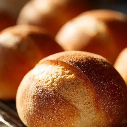 Easy Sourdough Rolls