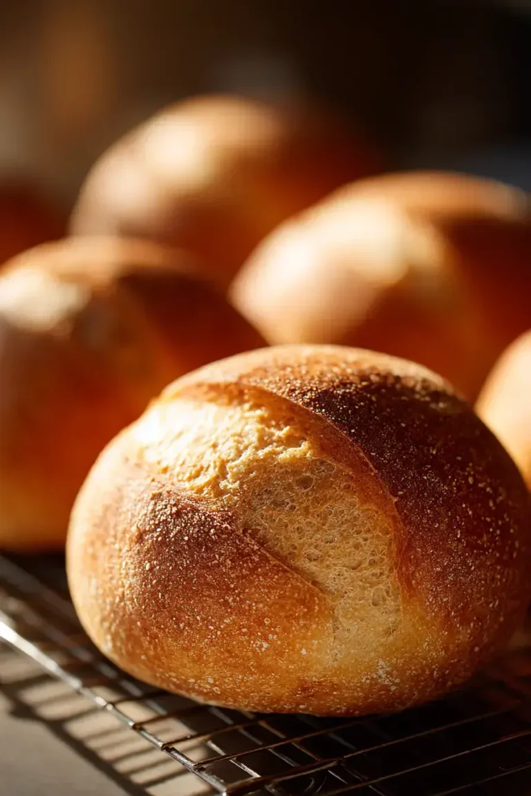 Easy Sourdough Rolls