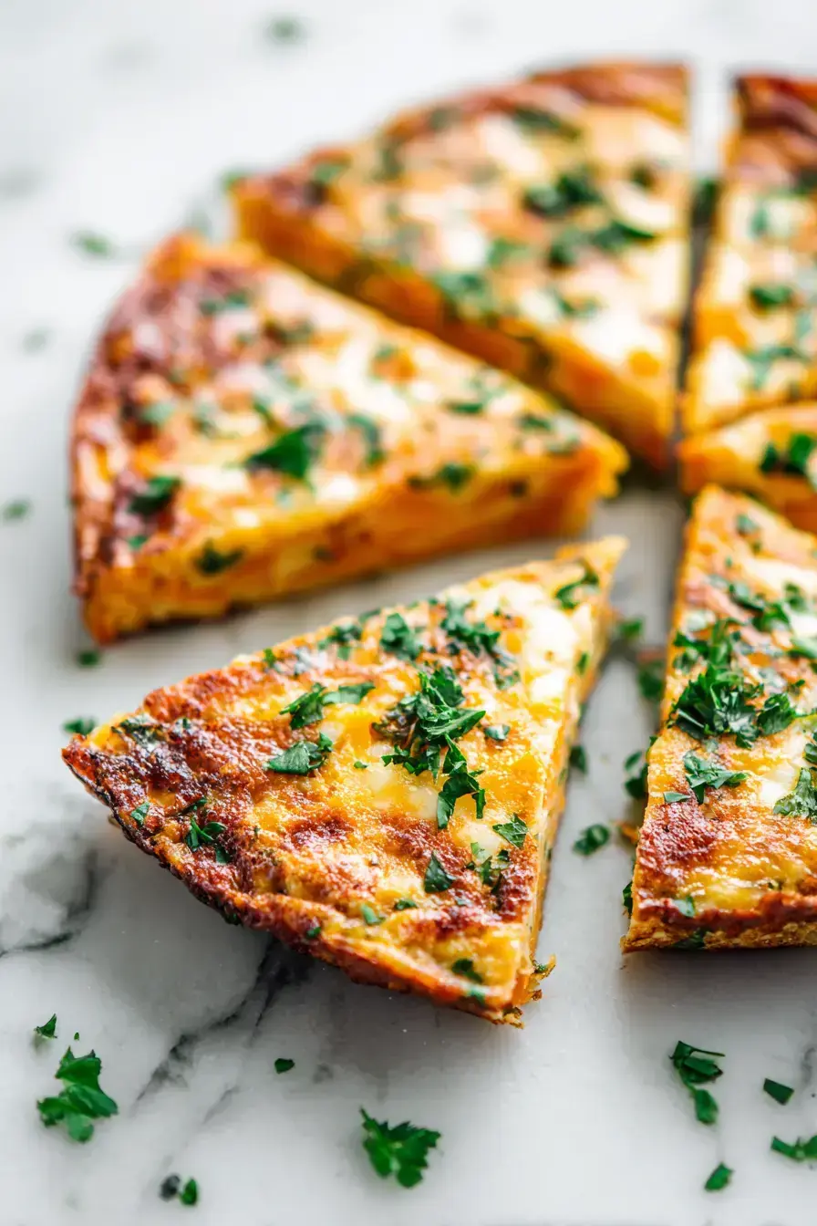 Sweet Potato Frittata recipe finished dish