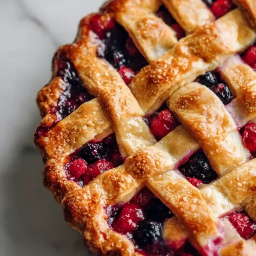 Easy Unicorn Berry Pie