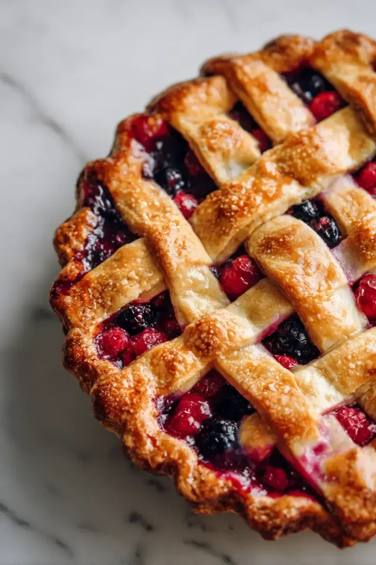 Easy Unicorn Berry Pie
