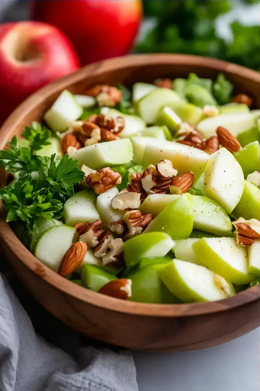 Waldorf Salad recipe finished dish