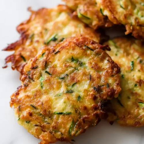 Easy Zucchini Scallion Pancakes