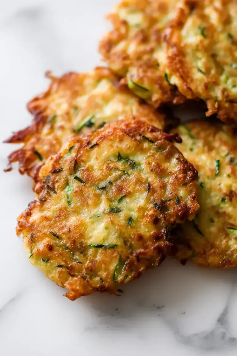 Easy Zucchini Scallion Pancakes