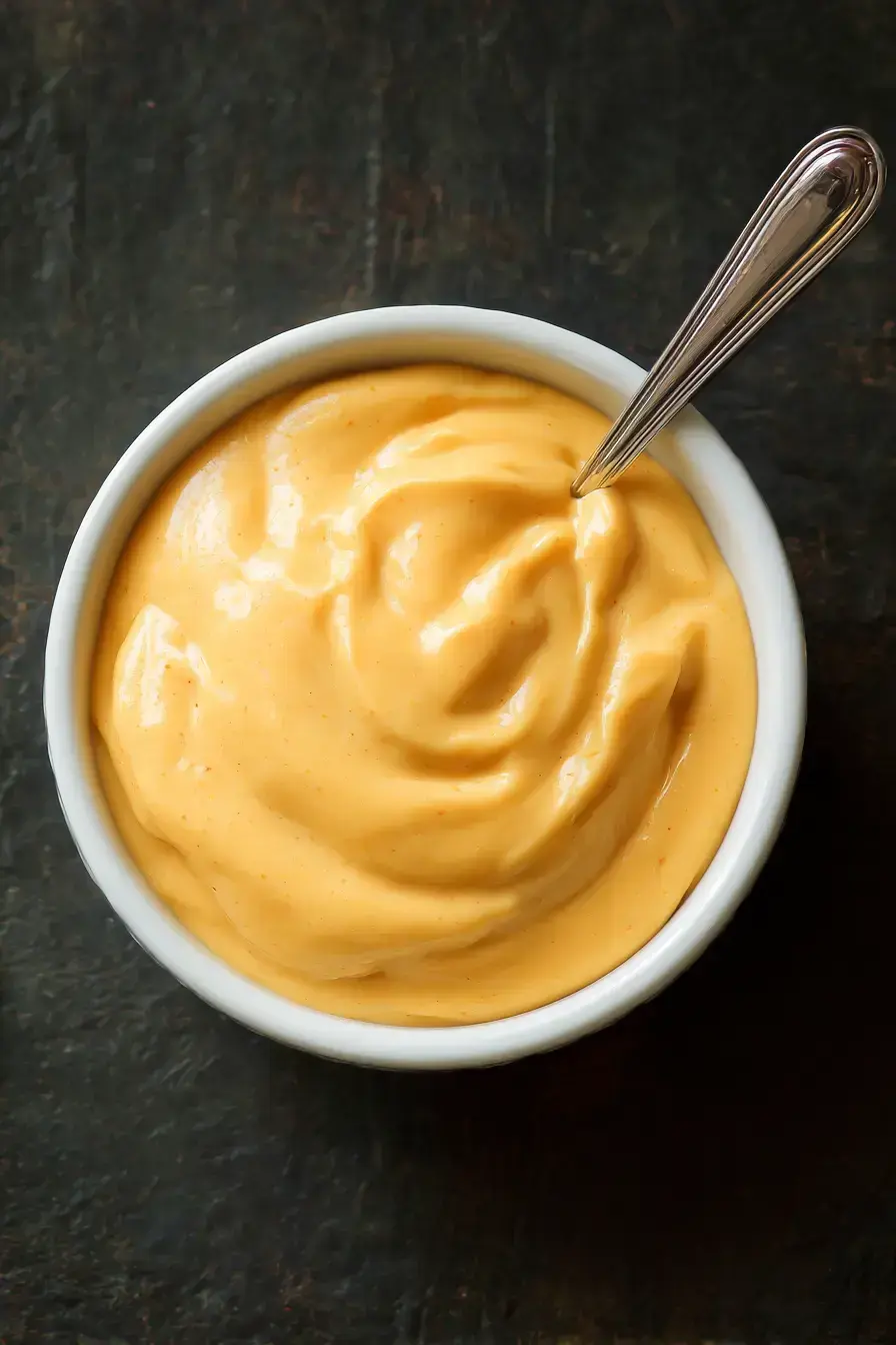 Burger Sauce serving presentation