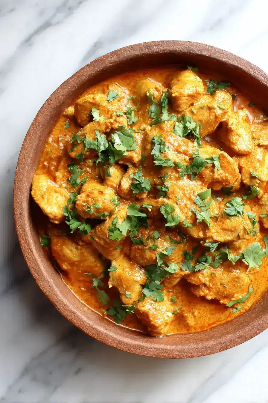 Butter Chicken serving presentation