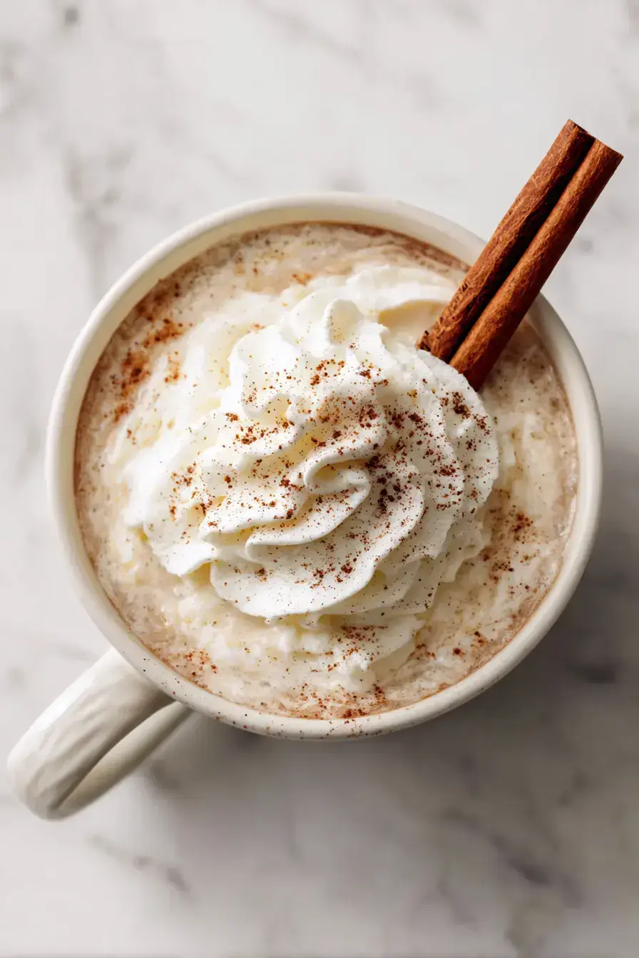 Chai Christmas Punch serving presentation