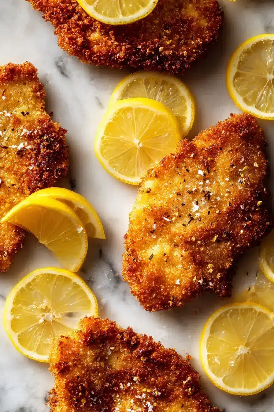 Chicken Cutlets serving presentation