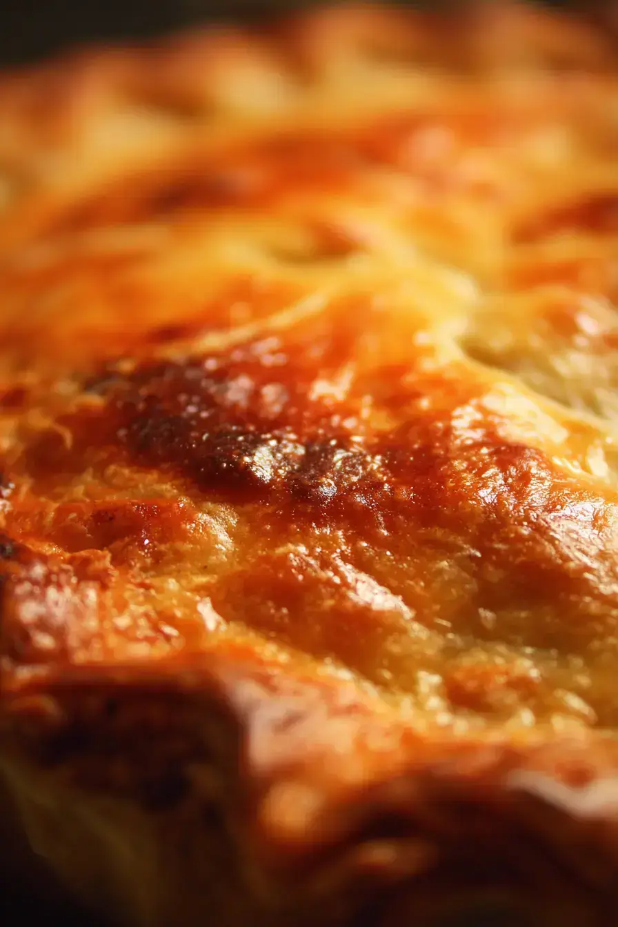 Chicken Leek Pie serving presentation