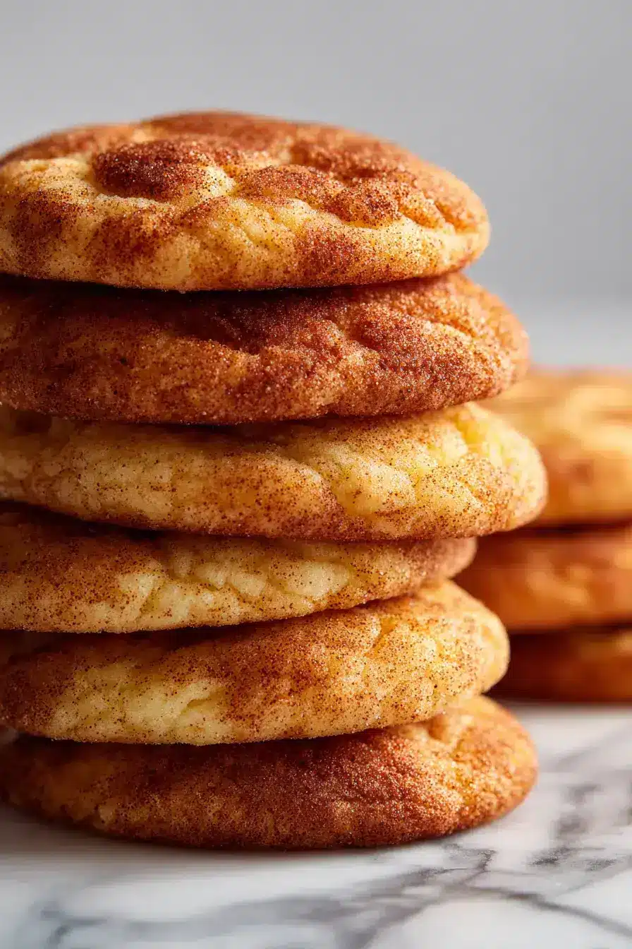 Christmas Snickerdoodles serving presentation