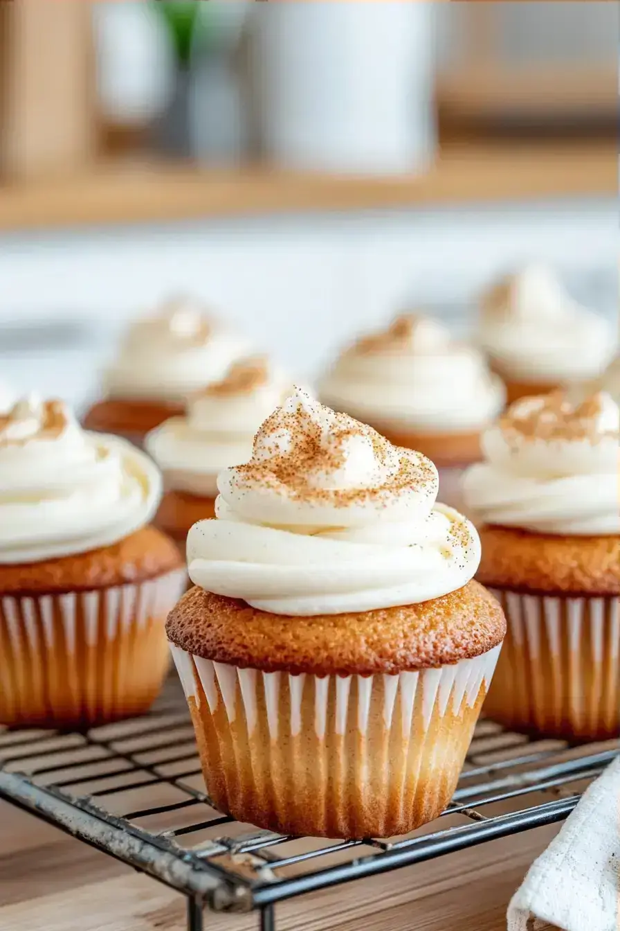 Cupcakes serving presentation
