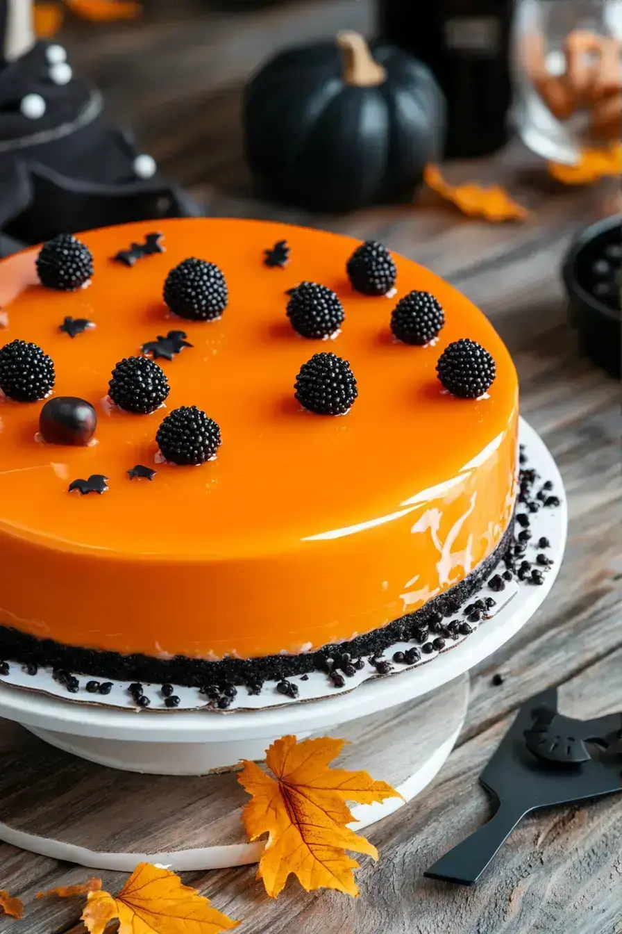 Halloween Dessert serving presentation