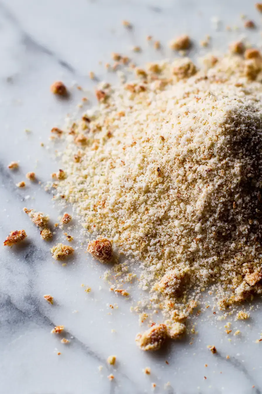 Homemade Breadcrumbs serving presentation