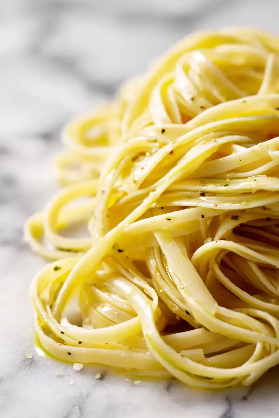 Homemade Pasta serving presentation