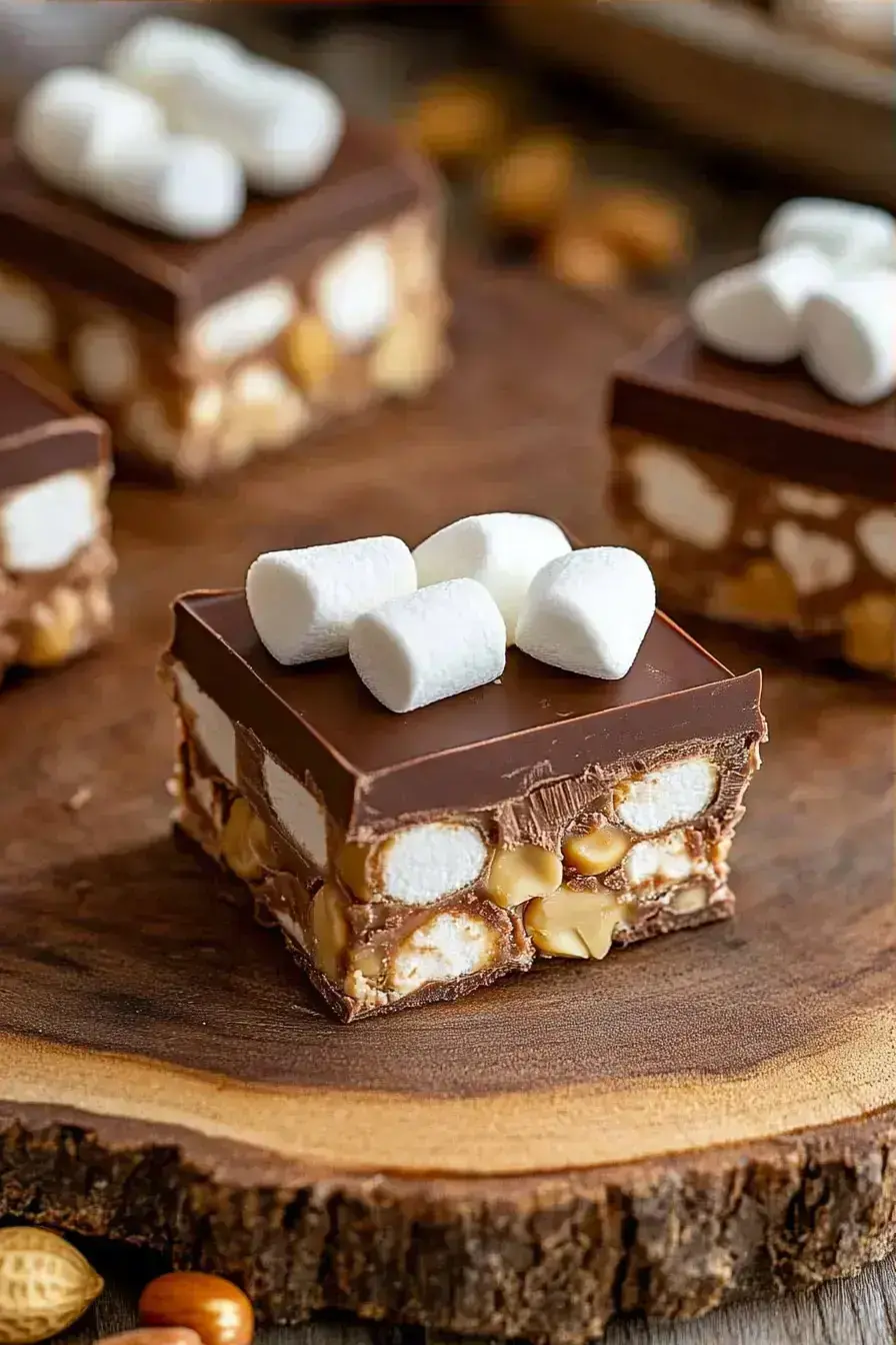 Rocky Road serving presentation