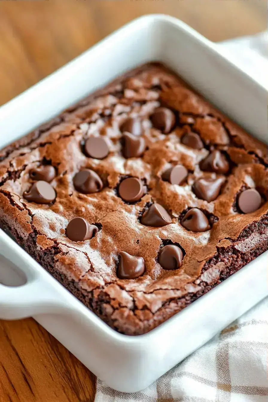 Single Serve Brownie serving presentation