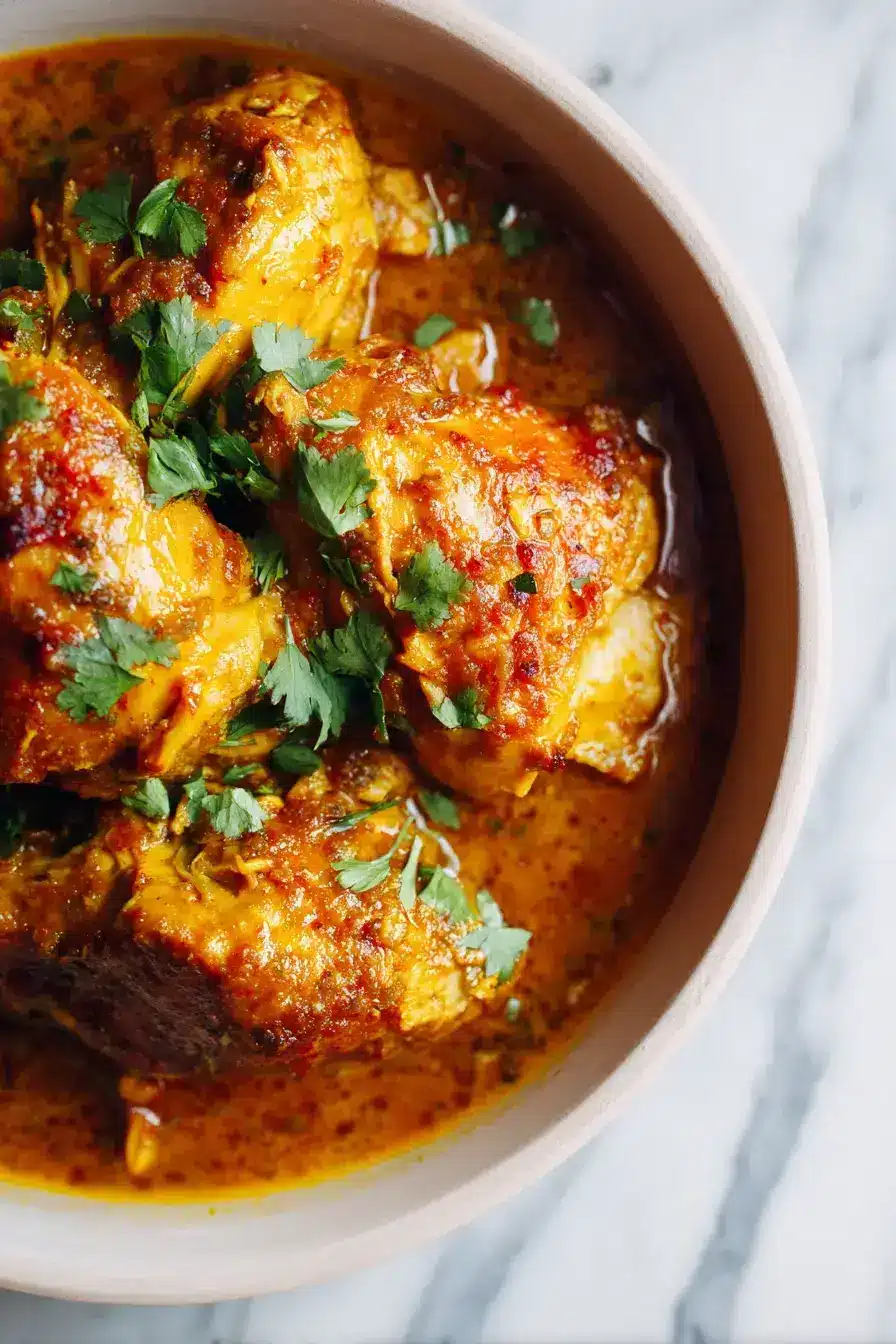 Slow Cooker Chicken serving presentation