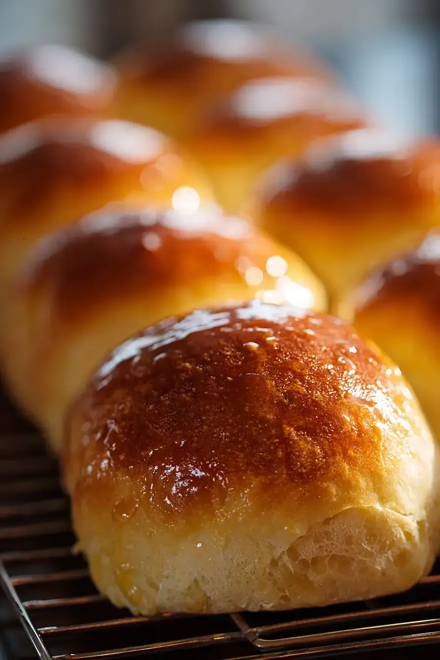 Sourdough Rolls serving presentation