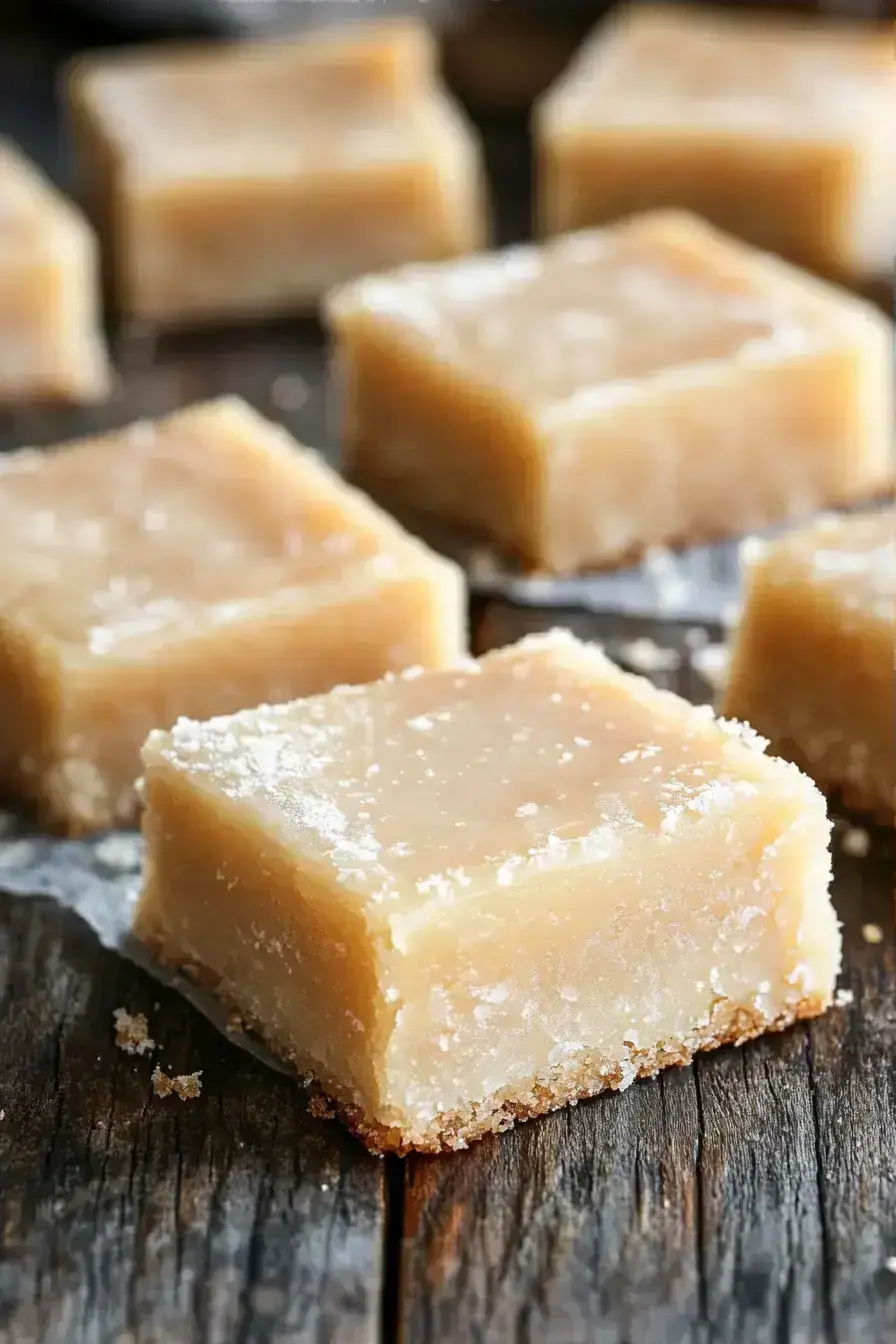 Vegan Sugar Cookie Bars serving presentation