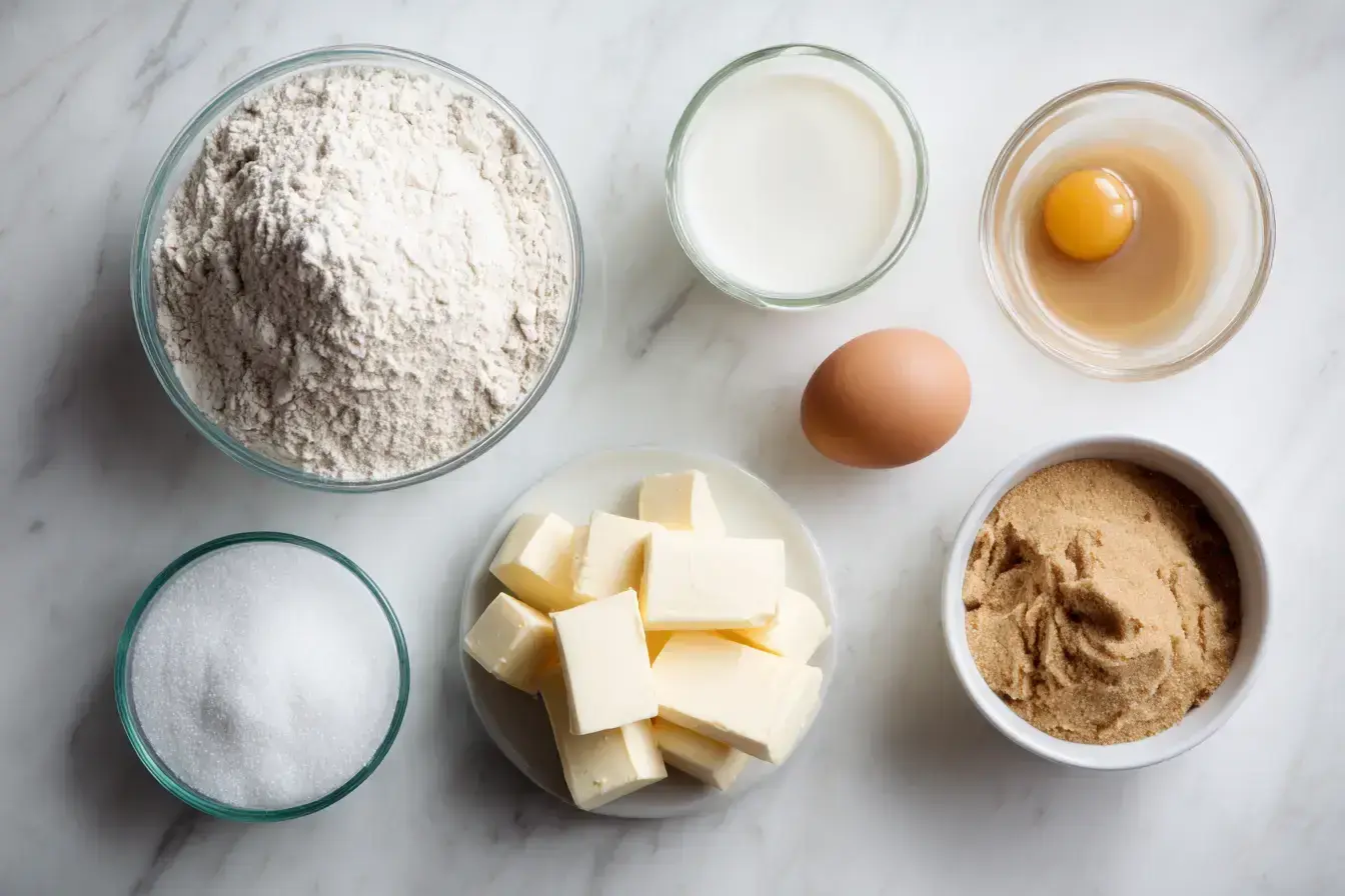 Apple Cinnamon Streusel Muffins ingredients preparation