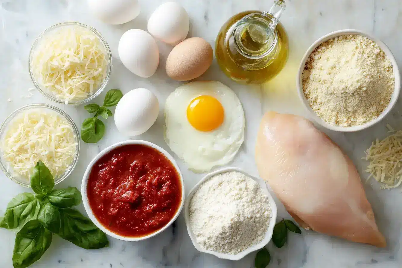 Crockpot Chicken Parmesan ingredients preparation