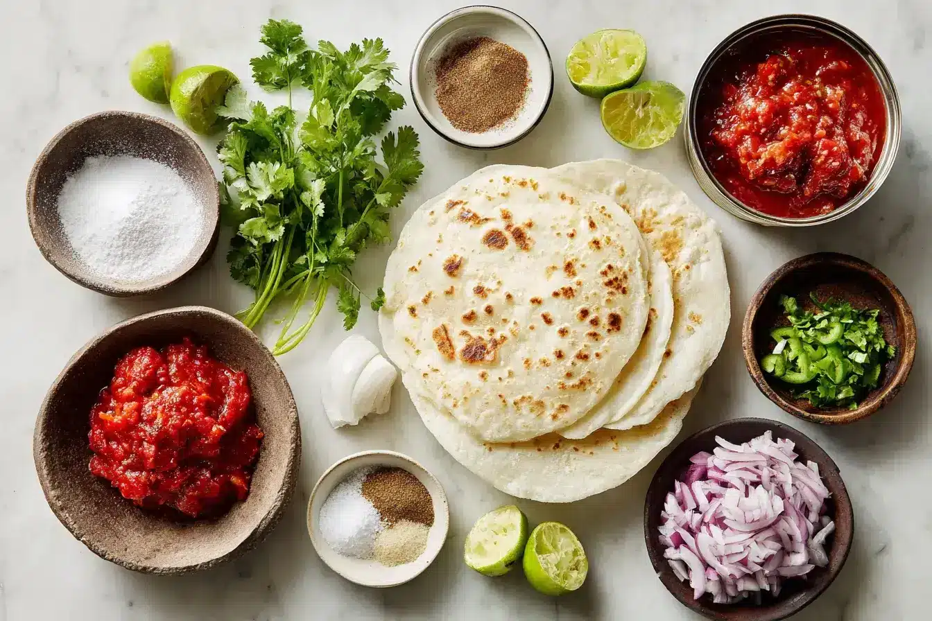 Salsa with Cinnamon Chips ingredients preparation