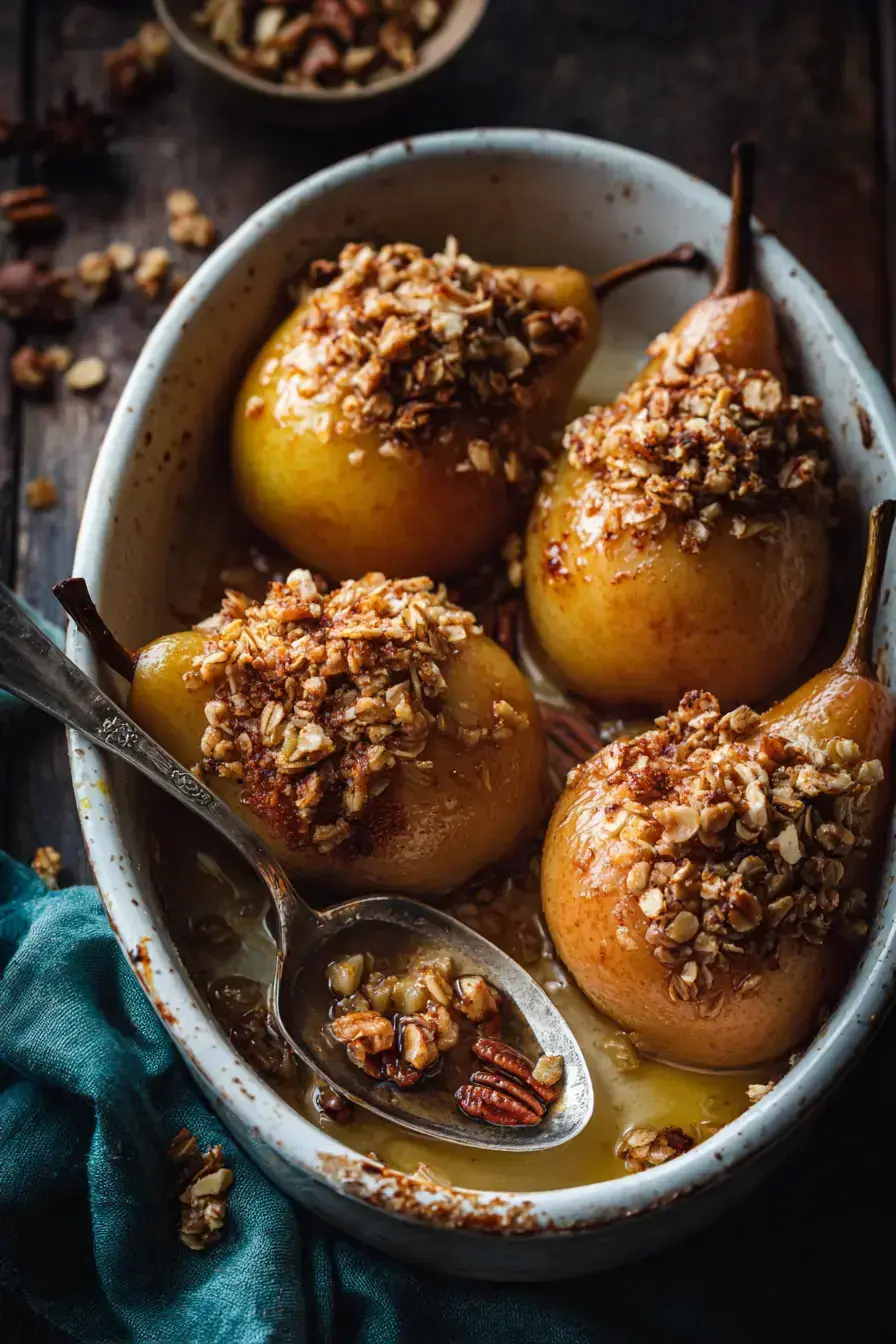 Baked Pears recipe finished dish