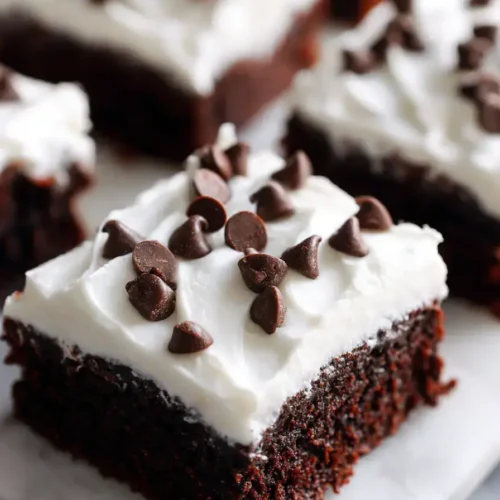 Easy Brownie Refrigerator Cake