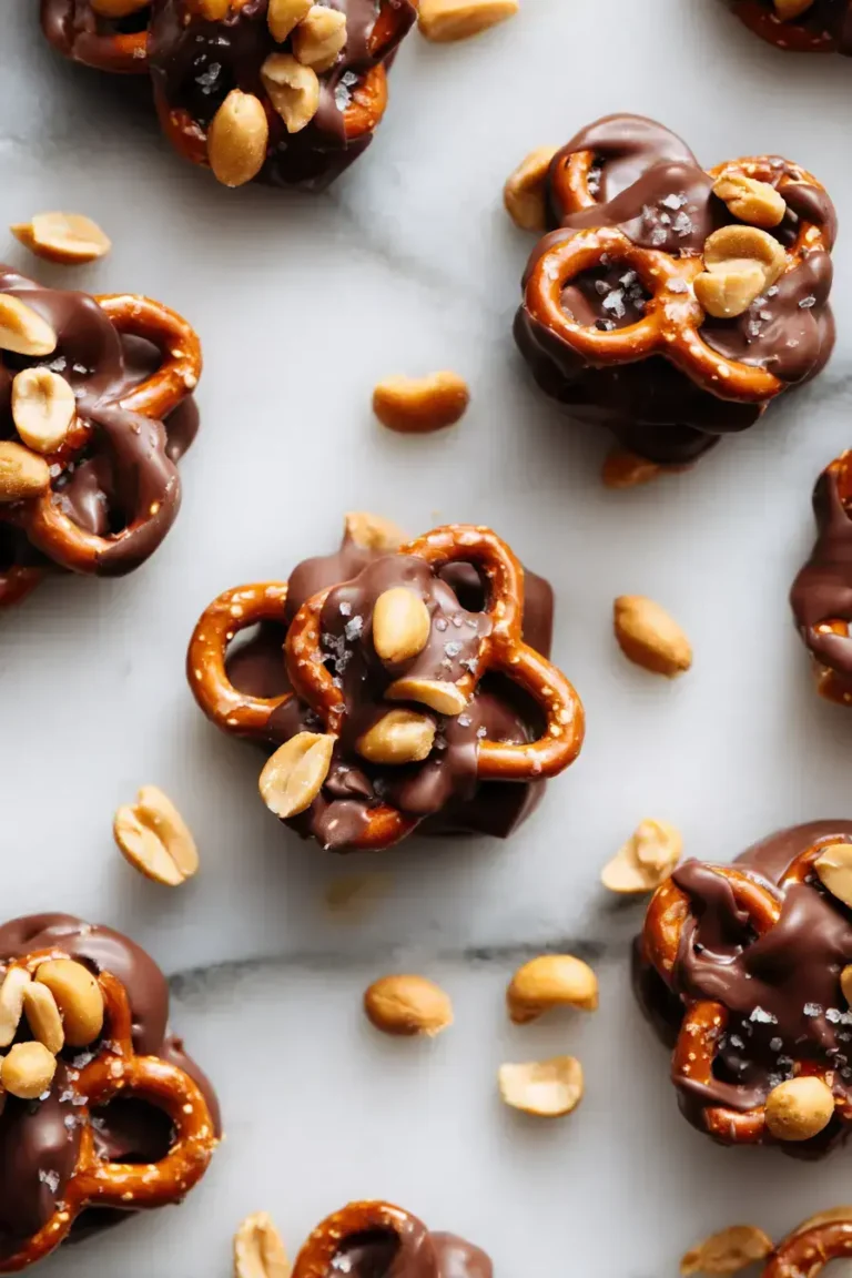 Easy Chocolate Pretzel Clusters