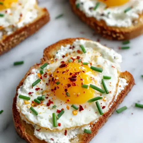 Easy Egg Ricotta Toast