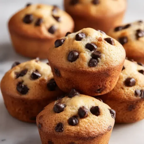 Easy Mini Chocolate Chip Muffins
