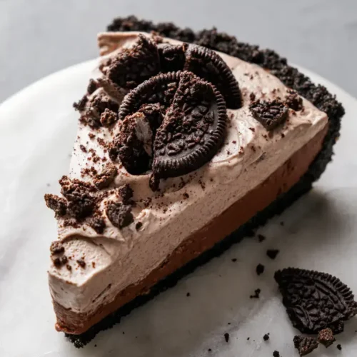 Easy Oreo Chocolate Mousse Pie