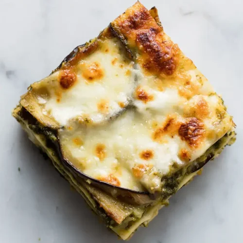 Easy Pesto Eggplant Lasagna