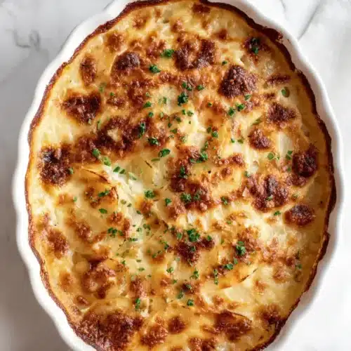 Easy Potatoes Au Gratin with Ham
