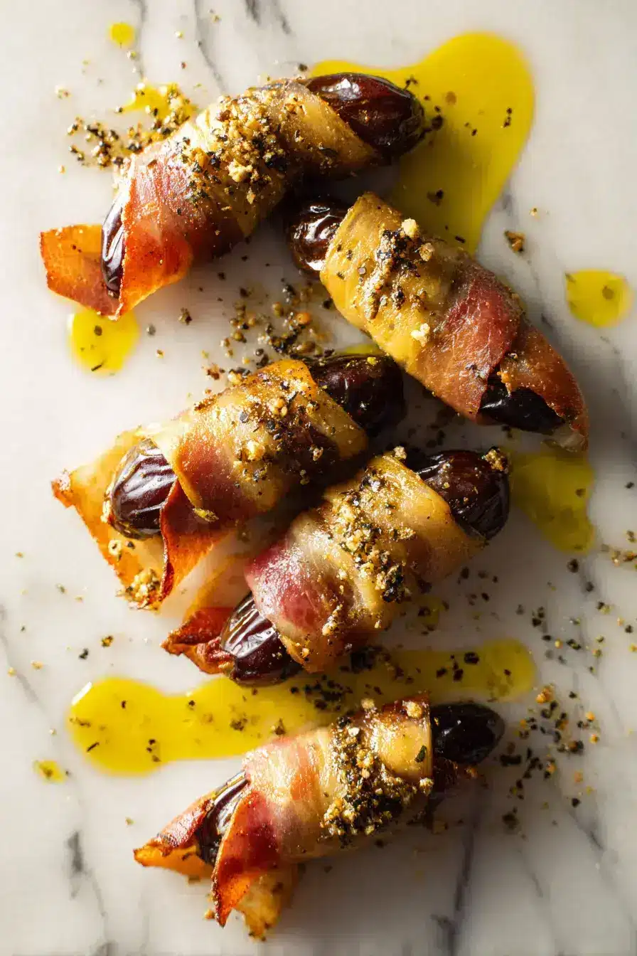 Roman Stuffed Dates recipe finished dish