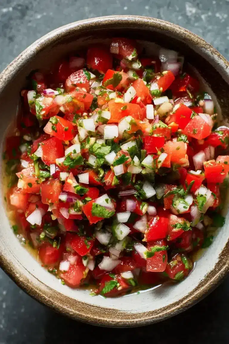 Easy Salsa With Fresh Tomatoes