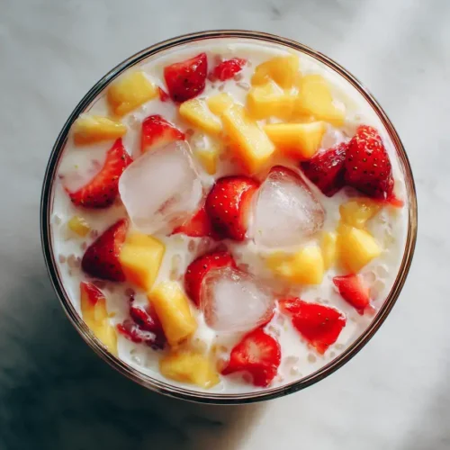 Easy Strawberry Mango Sago