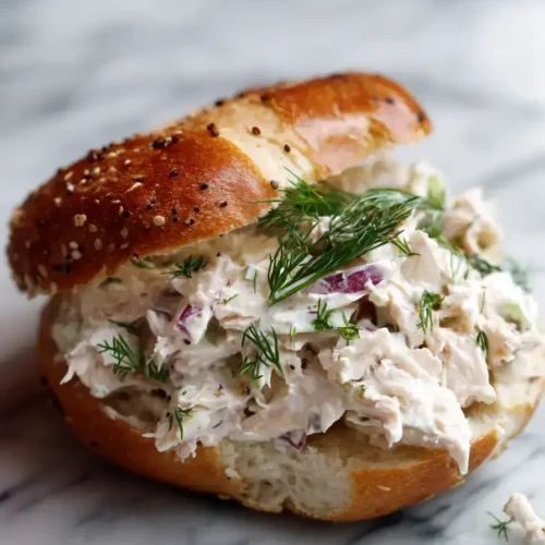 Easy beagle bagel chicken salad recipe