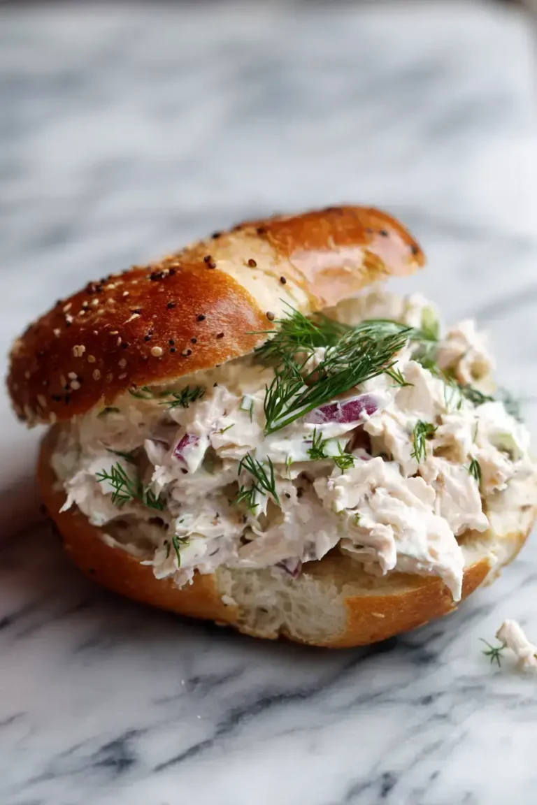 Easy beagle bagel chicken salad recipe