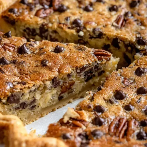 Easy hoedown chocolate chip pie
