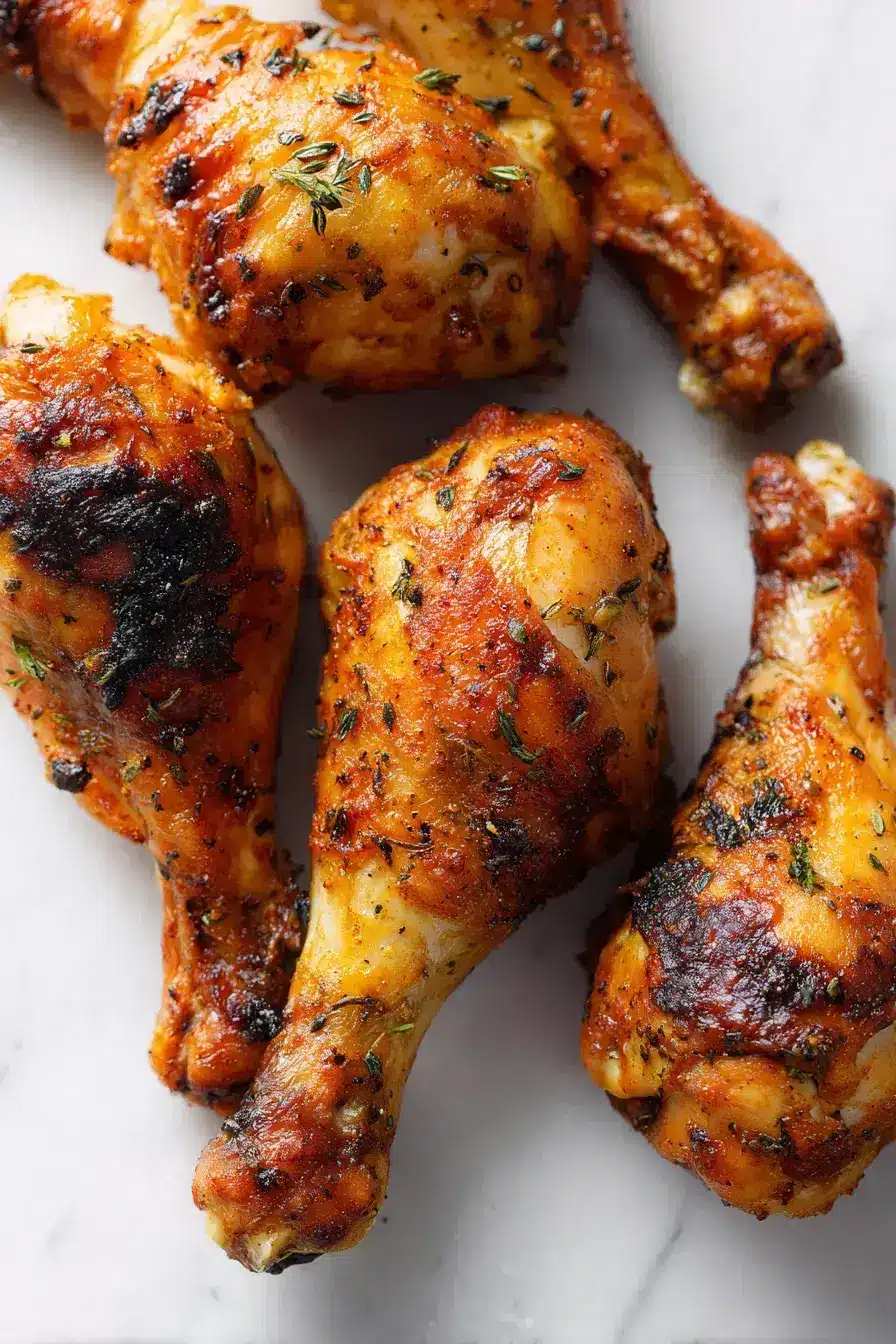 Chicken Drumsticks serving presentation
