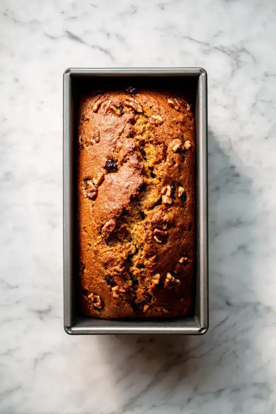 Cranberry Walnut Bread serving presentation