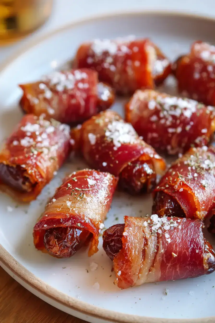 Roman Stuffed Dates serving presentation