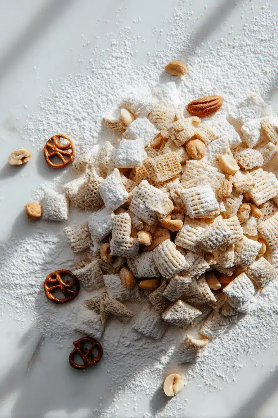 reindeer chow recipe serving presentation